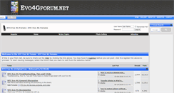 Desktop Screenshot of evo4gforum.net
