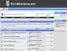 Tablet Screenshot of evo4gforum.net
